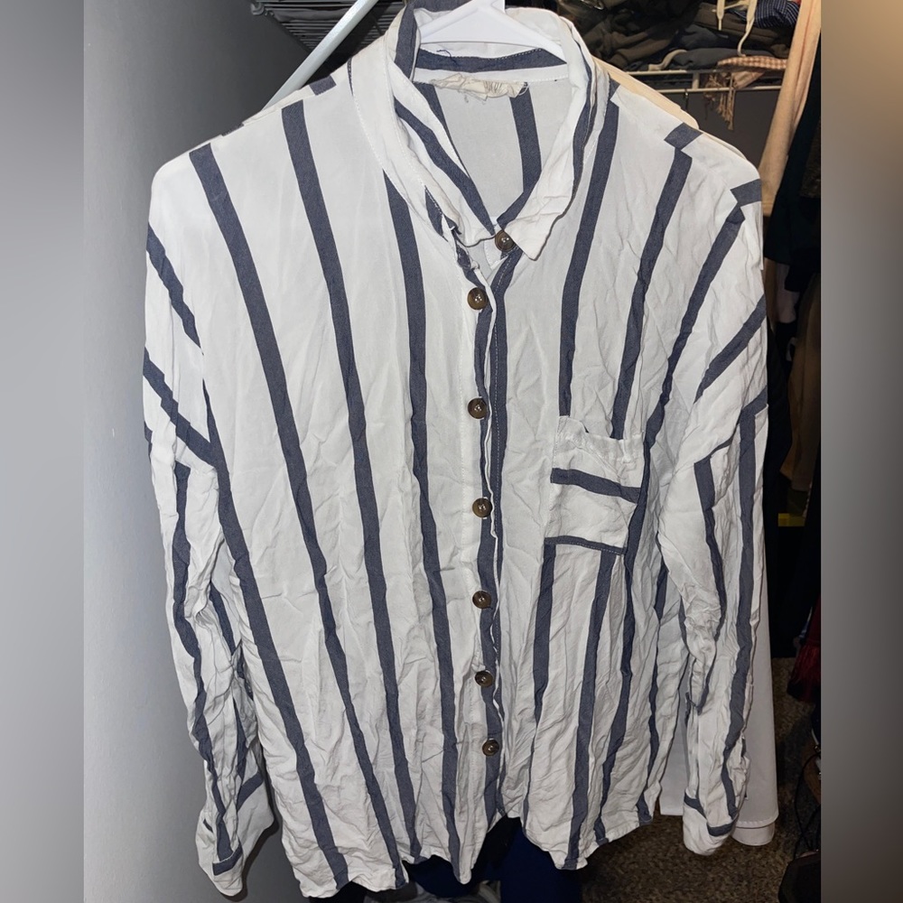 Long sleeve striped shirt